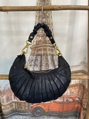 Shoulder Bag "LUNA" in Blu